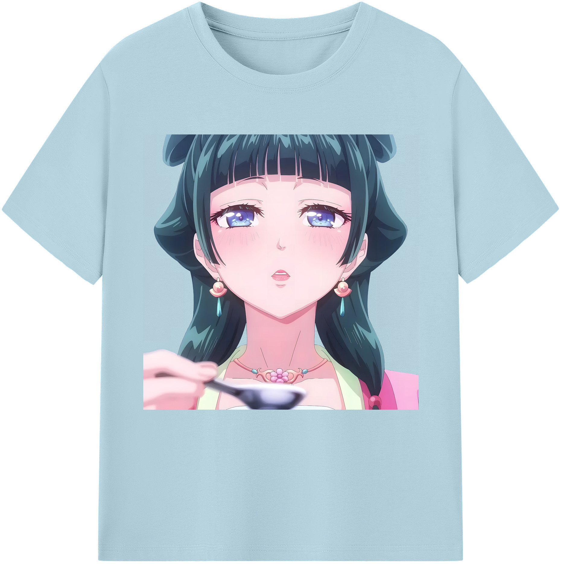 （画像用） 薬屋のひとりごと The Apothecary Diaries 綿100％半袖Tシャツ（フロントプリント）